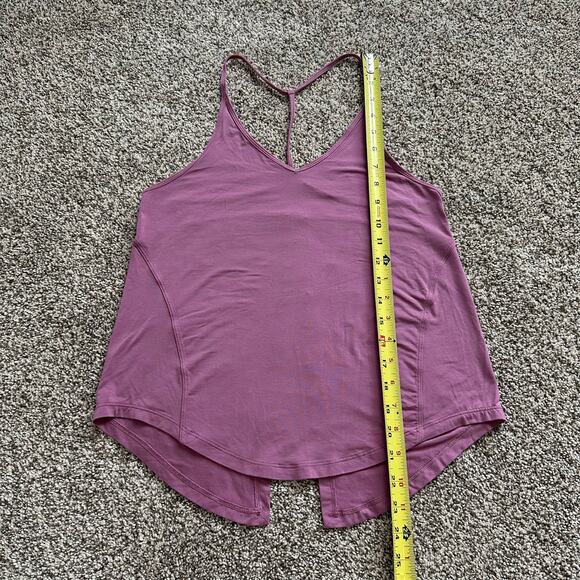 Lululemon mauve purple sleeveless tie back spaghetti strap tank top - Picture 7 of 9